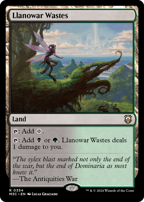 Llanowar Wastes (M3C-354) - rare
