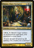 Hanna, Ship's Navigator (JDG-005) - rare - Foil