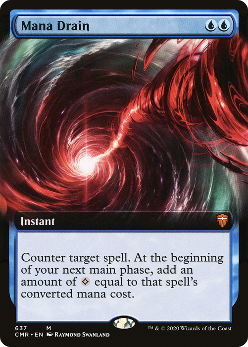 Mana Drain (CMR-637) - mythic: (Extended Art) - Foil