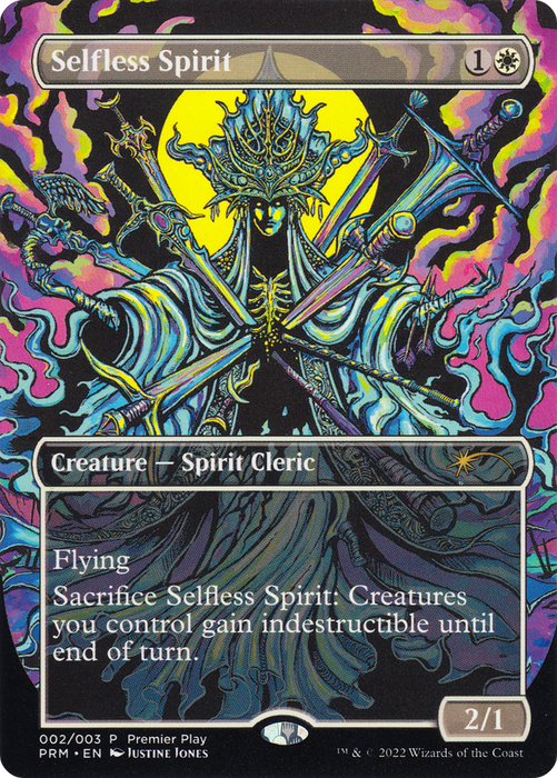 Selfless Spirit (PTP-002) - rare (Borderless) - Foil
