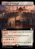 Temple of Triumph (PIP-525) - rare: (Extended Art) - Foil