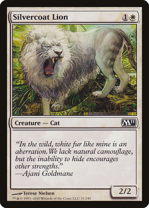 Silvercoat Lion (M11-031) - common - Foil