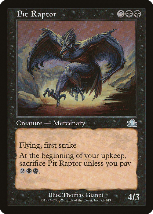 Pit Raptor (PCY-072) - uncommon - Foil