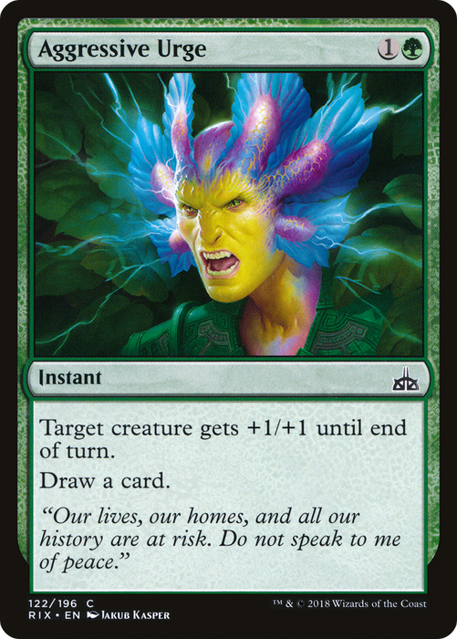 Aggressive Urge (RIX-122) - common - Foil