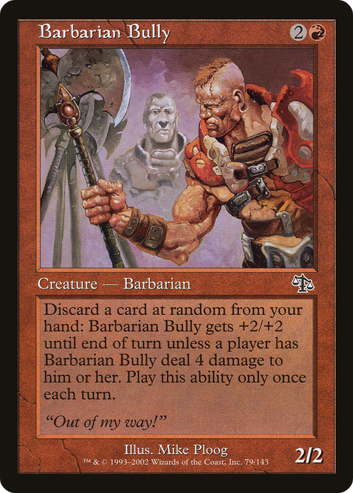 Barbarian Bully (JUD-079) - common - Foil