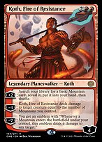 Koth, Fire of Resistance (PPONE-138P) - rare - Foil