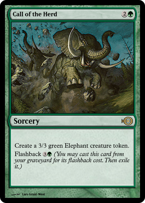 Call of the Herd (PRM-36108) - rare - Foil