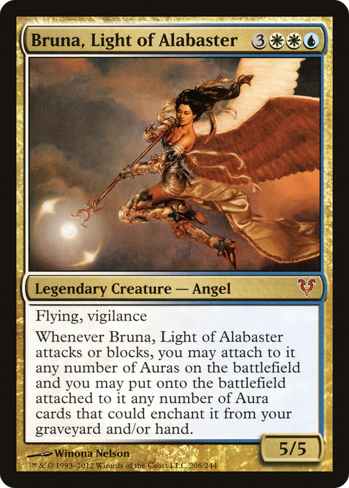 Bruna, Light of Alabaster (AVR-208) - mythic