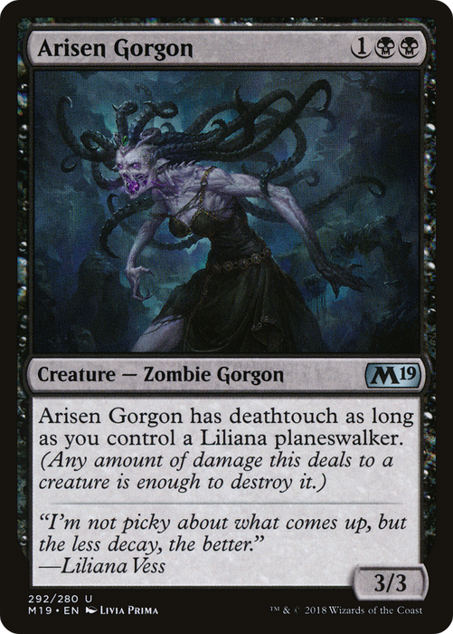 Arisen Gorgon (M19-292) - uncommon