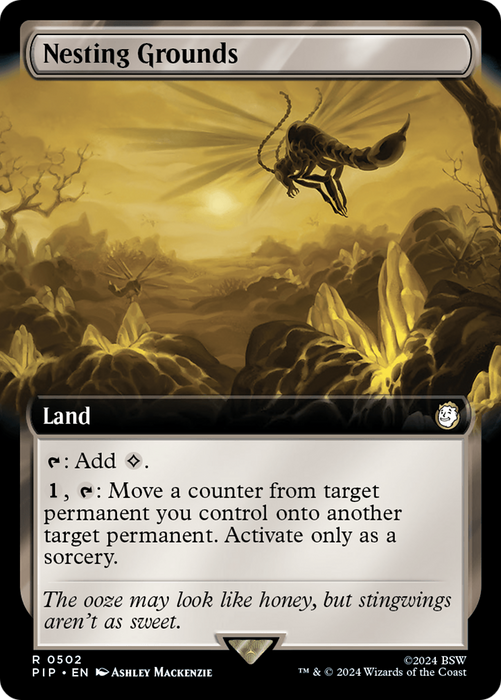 Nesting Grounds (PIP-502) - rare: (Extended Art) - Foil