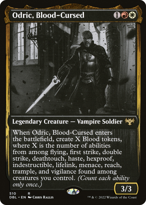 Odric, Blood-Cursed (DBL-510) - rare - Foil
