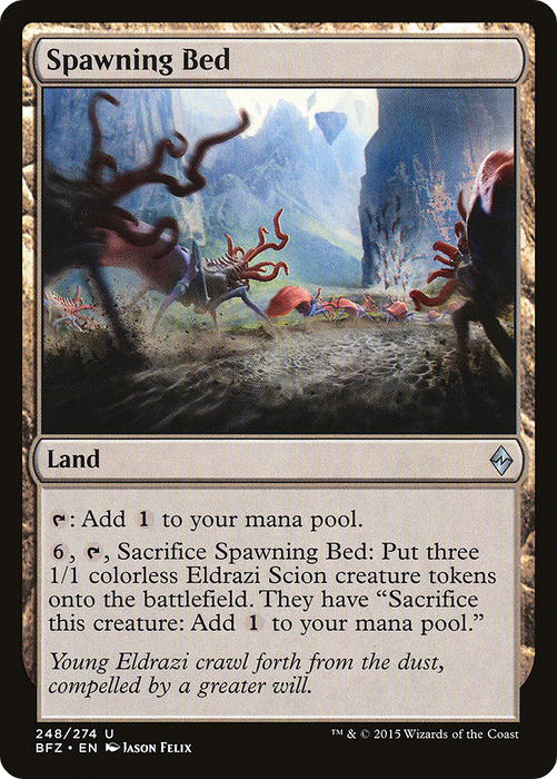 Spawning Bed (BFZ-248) - uncommon - Foil