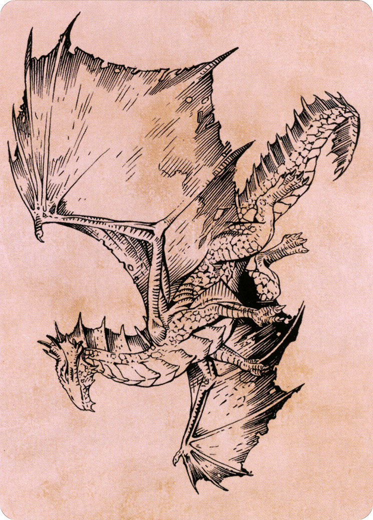 Ancient Bronze Dragon // Ancient Bronze Dragon (ACLB-058) - common (Borderless) - Foil