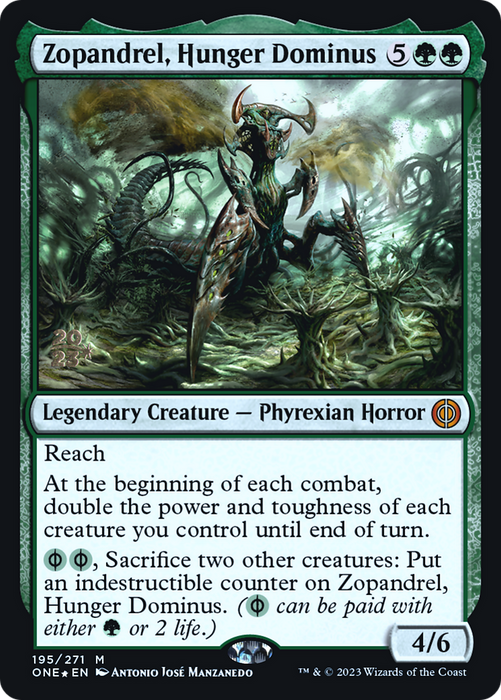Zopandrel, Hunger Dominus (PRE-195S) - mythic - Foil
