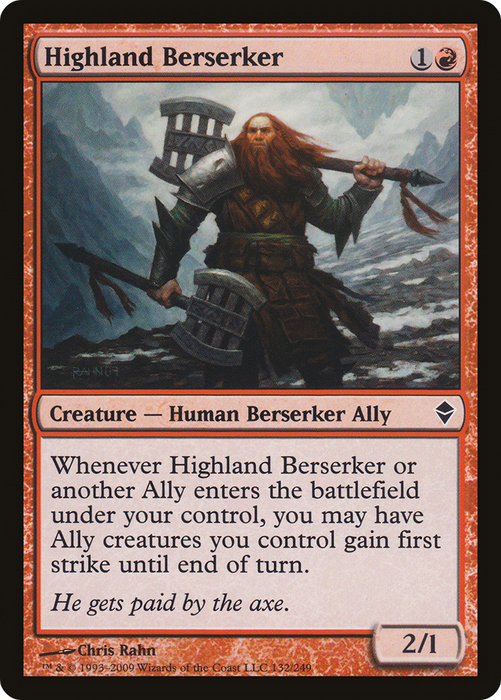 Highland Berserker (ZEN-132) - common