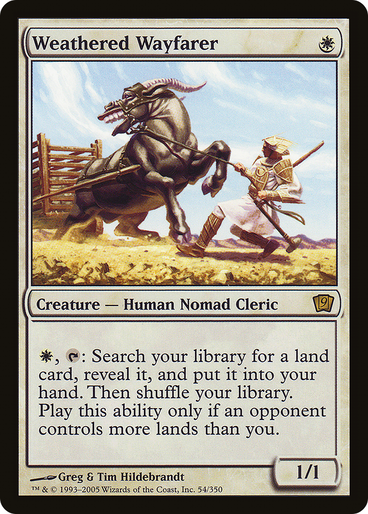 Weathered Wayfarer (9ED-54★) - rare - Foil