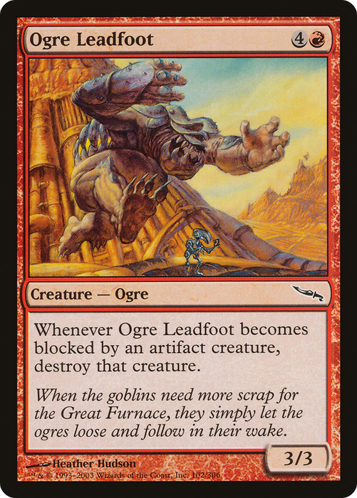 Ogre Leadfoot (MRD-102) - common