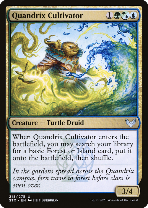 Quandrix Cultivator (STX-218) - uncommon - Foil