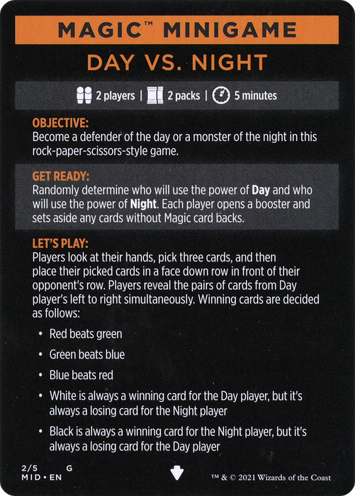 Day Vs. Night // Day vs. Night (cont'd) (MMID-002) - common