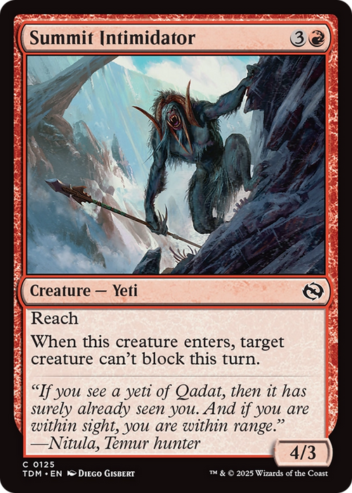 Summit Intimidator (TDM-125) - common - Foil