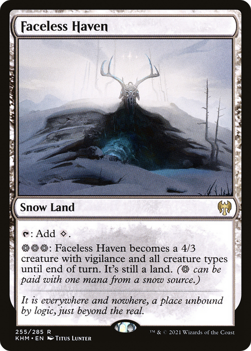 Faceless Haven (KHM-255) - rare: (snow)