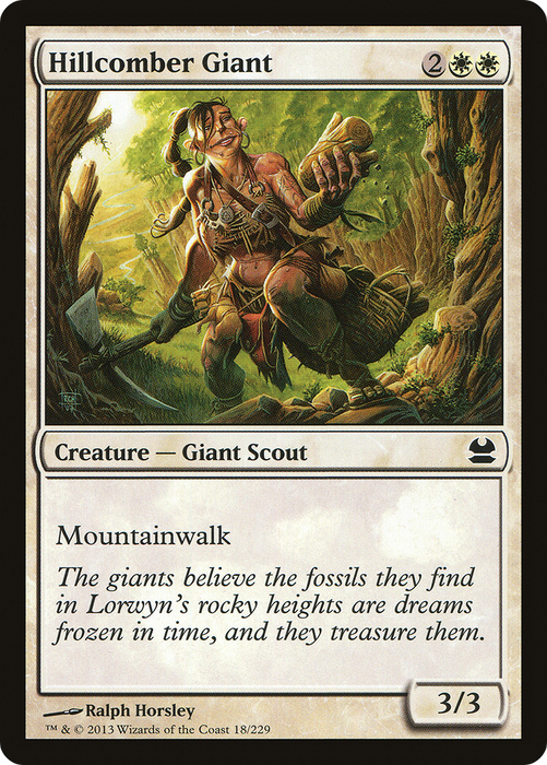 Hillcomber Giant (MMA-018) - common - Foil