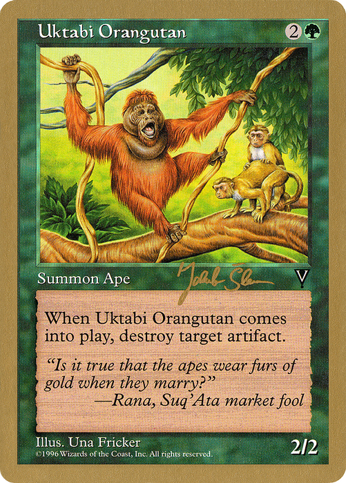 Uktabi Orangutan (WCD-JS123) - uncommon