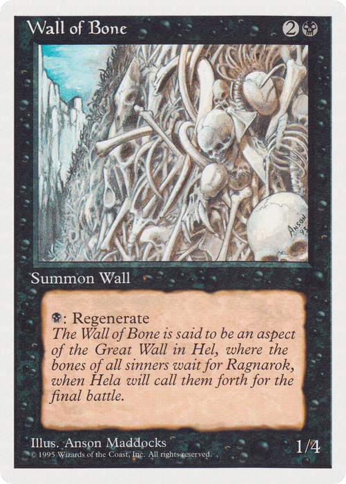 Wall of Bone (RQS-026) - uncommon