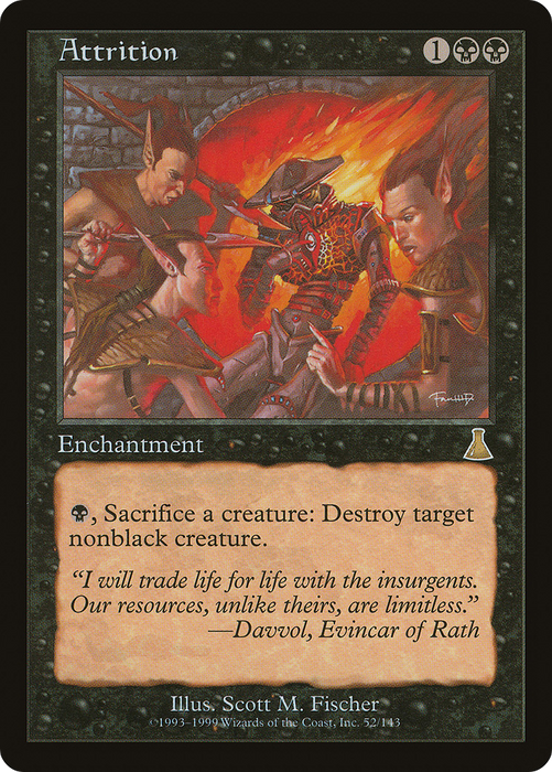 Attrition (UDS-052) - rare - Foil