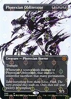 Phyrexian Obliterator (ONE-440) - mythic: (Showcase) (Borderless) - Foil