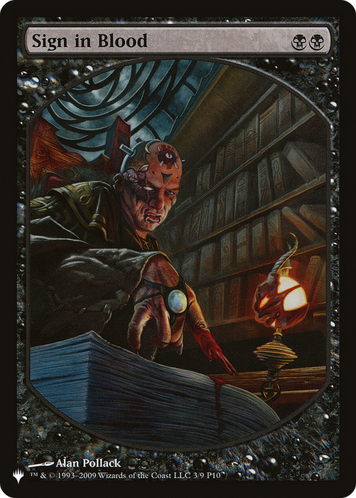 Sign in Blood (LIST-P10-3) - rare
