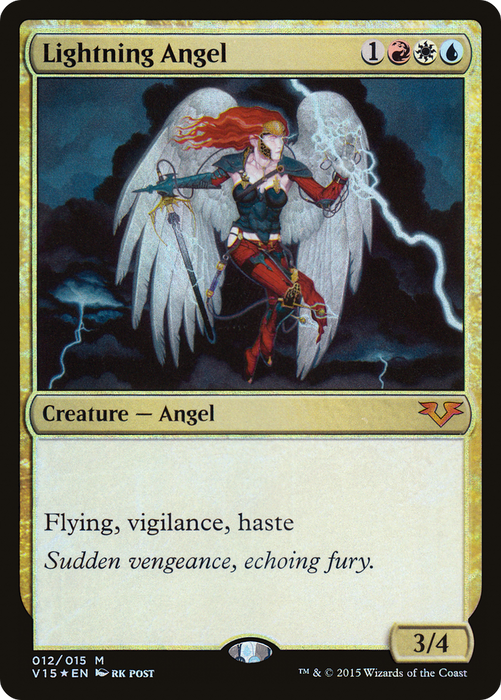 Lightning Angel (V15-012) - mythic - Foil