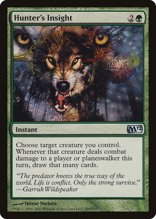Hunter's Insight (M12-180) - uncommon - Foil
