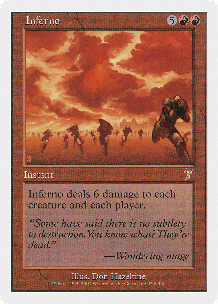 Inferno (7ED-198) - rare
