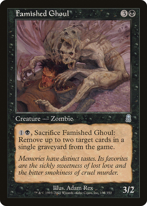 Famished Ghoul (ODY-135) - uncommon - Foil