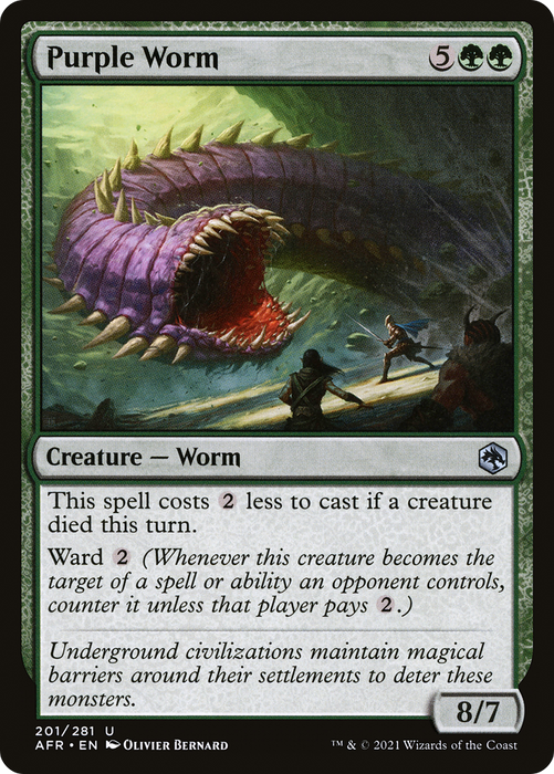 Purple Worm (AFR-201) - uncommon - Foil