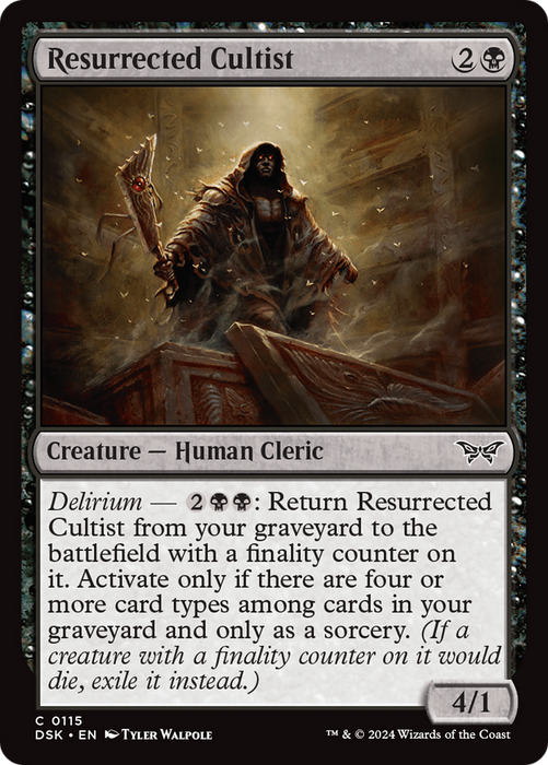 Resurrected Cultist (DSK-115) - common - Foil