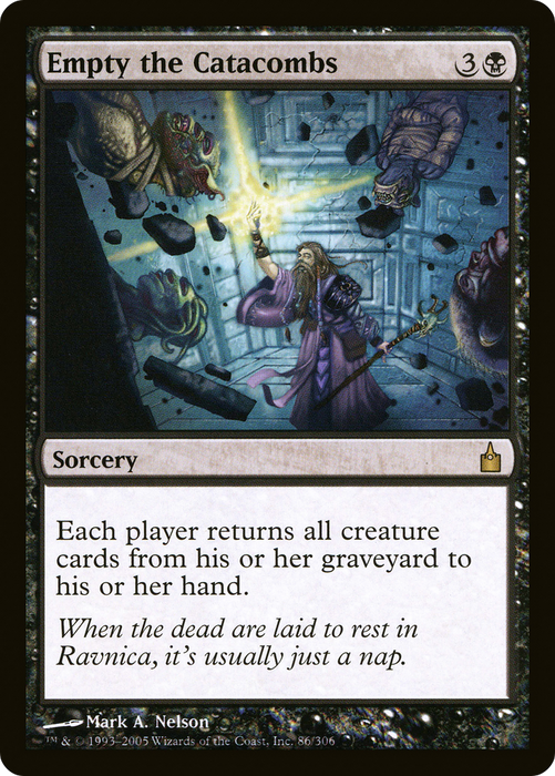 Empty the Catacombs (RAV-086) - rare - Foil