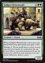 Golgari Brownscale (UMA-166) - common