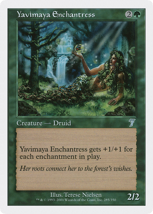 Yavimaya Enchantress (7ED-285) - uncommon