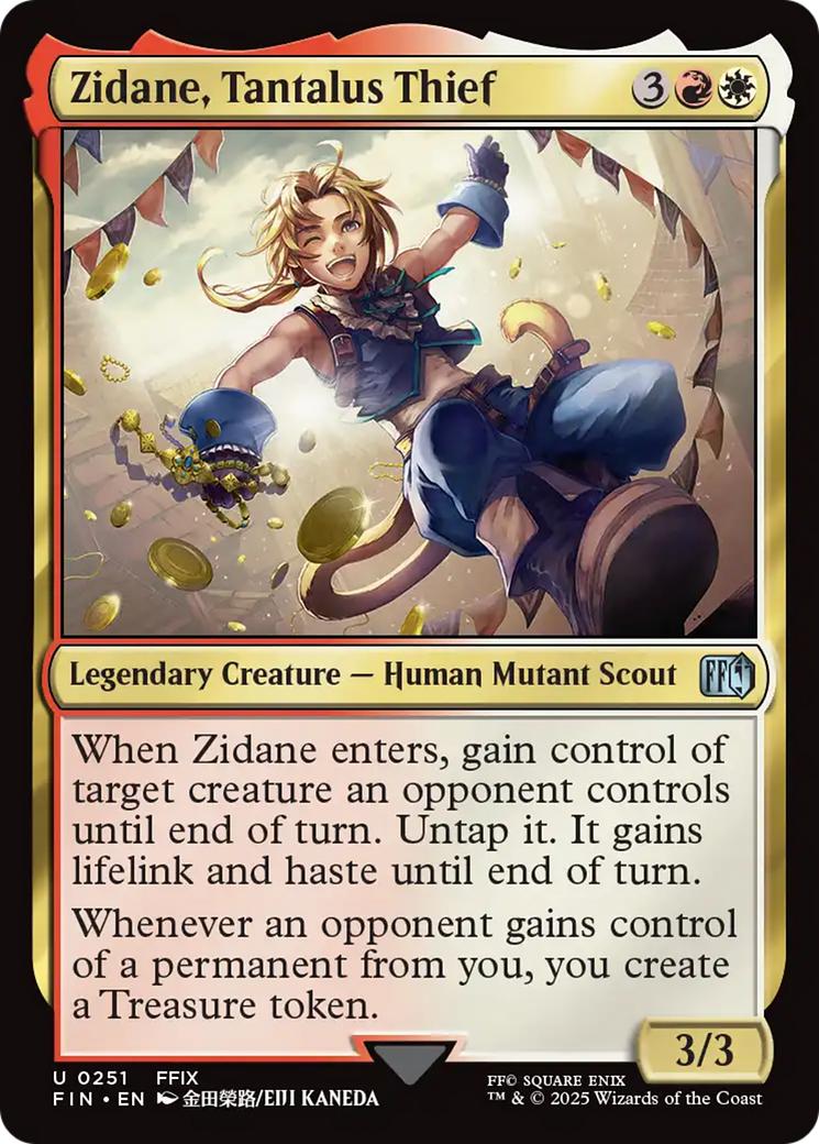 Zidane, Tantalus Thief (FIN-251) - uncommon - Foil