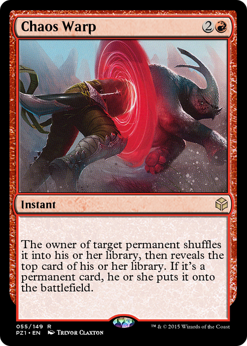 Chaos Warp (PZ1-055) - rare - Foil