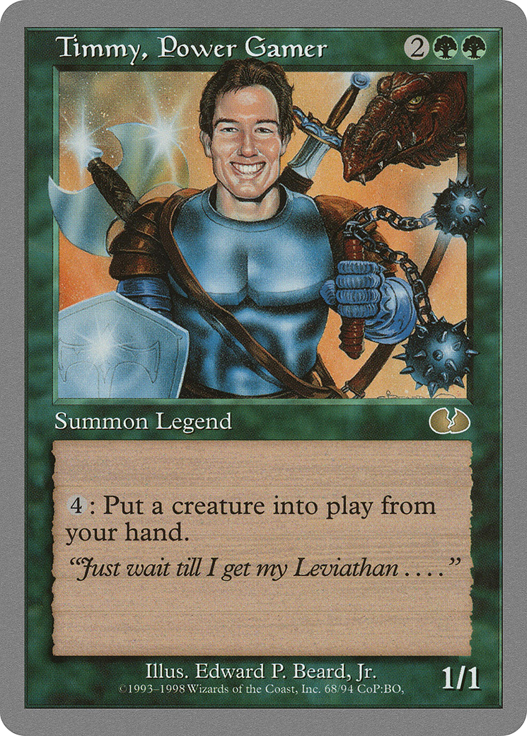 Timmy, Power Gamer (UGL-068) - rare