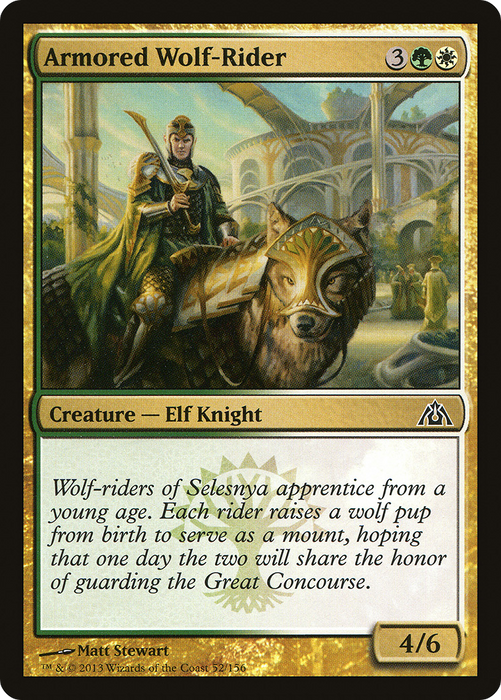 Armored Wolf-Rider (DGM-052) - common - Foil