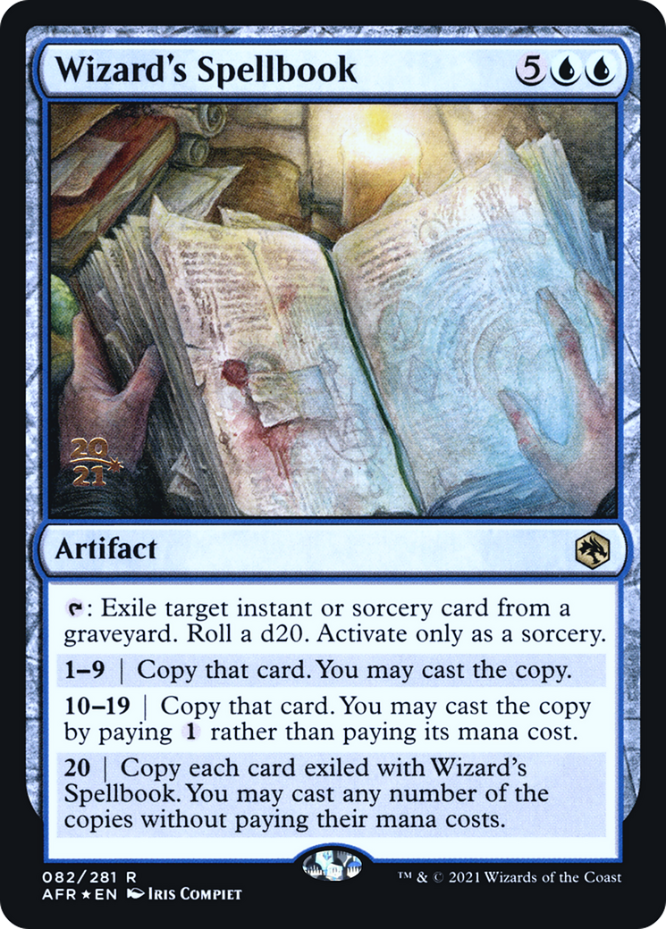 Wizard's Spellbook (PRE-82S) - rare - Foil