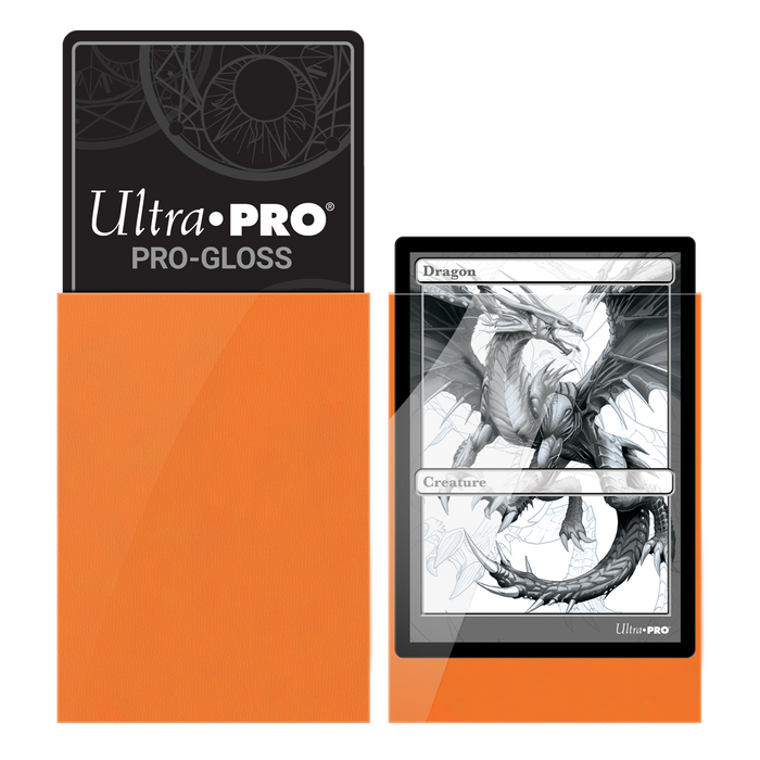 Protecteurs de cartes: Ultra PRO standard 50ct - PRO-Gloss (Orange)
