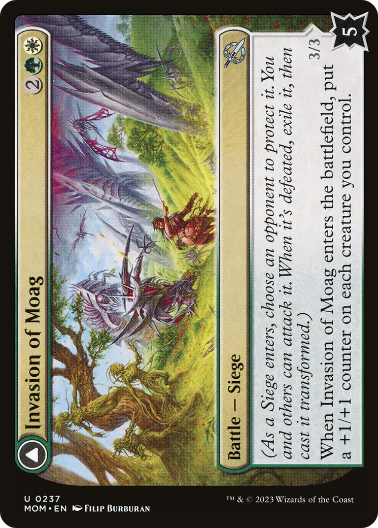Invasion of Moag // Bloomwielder Dryads (MOM-237) - uncommon