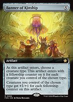 Banner of Kinship (FDN-484) - rare: (Extended Art) - Foil
