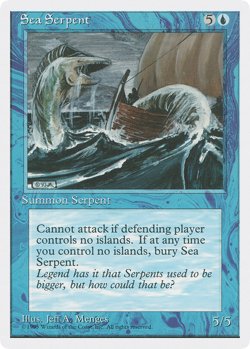 Sea Serpent (4ED-098) - common