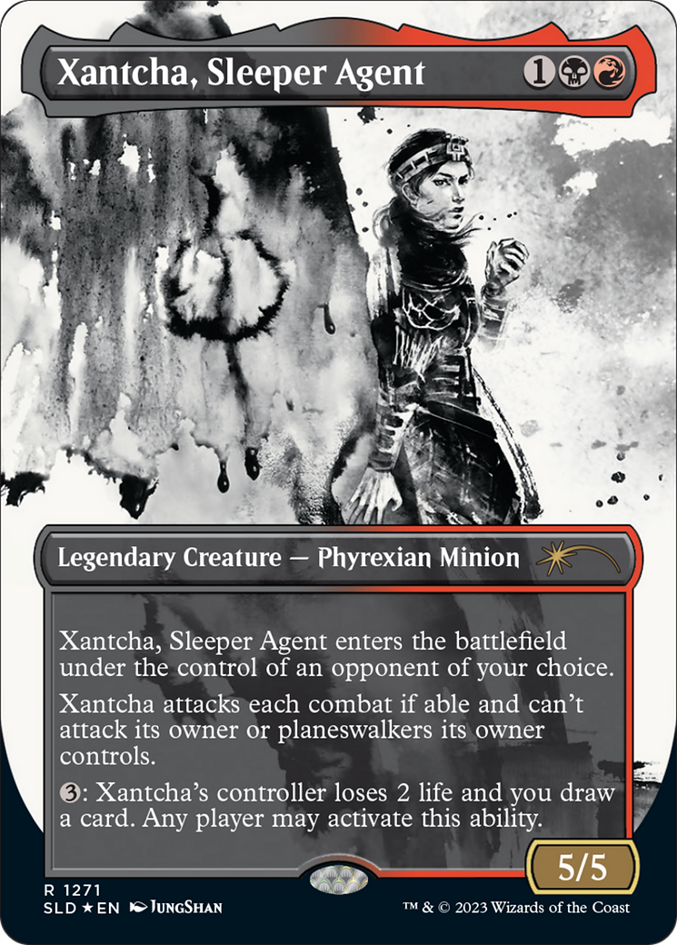 Xantcha, Sleeper Agent (SLD-1271) - rare: (Showcase) (Borderless) - Foil